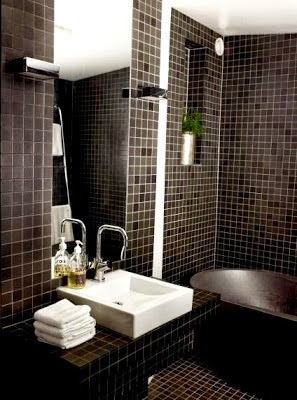 Baños color negro - Colores en Casa