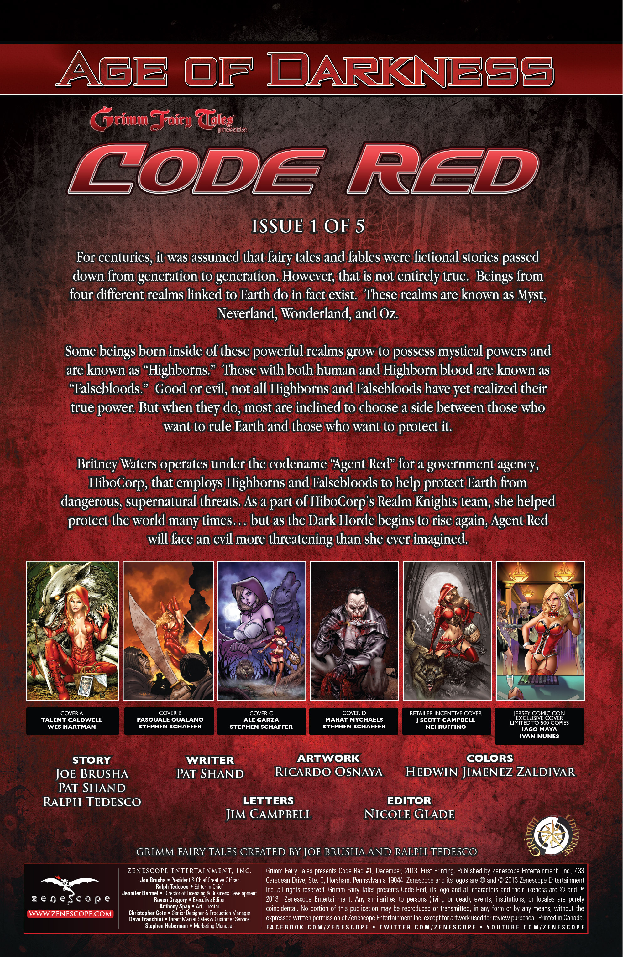 Read online Grimm Fairy Tales presents Code Red comic -  Issue # TPB - 6
