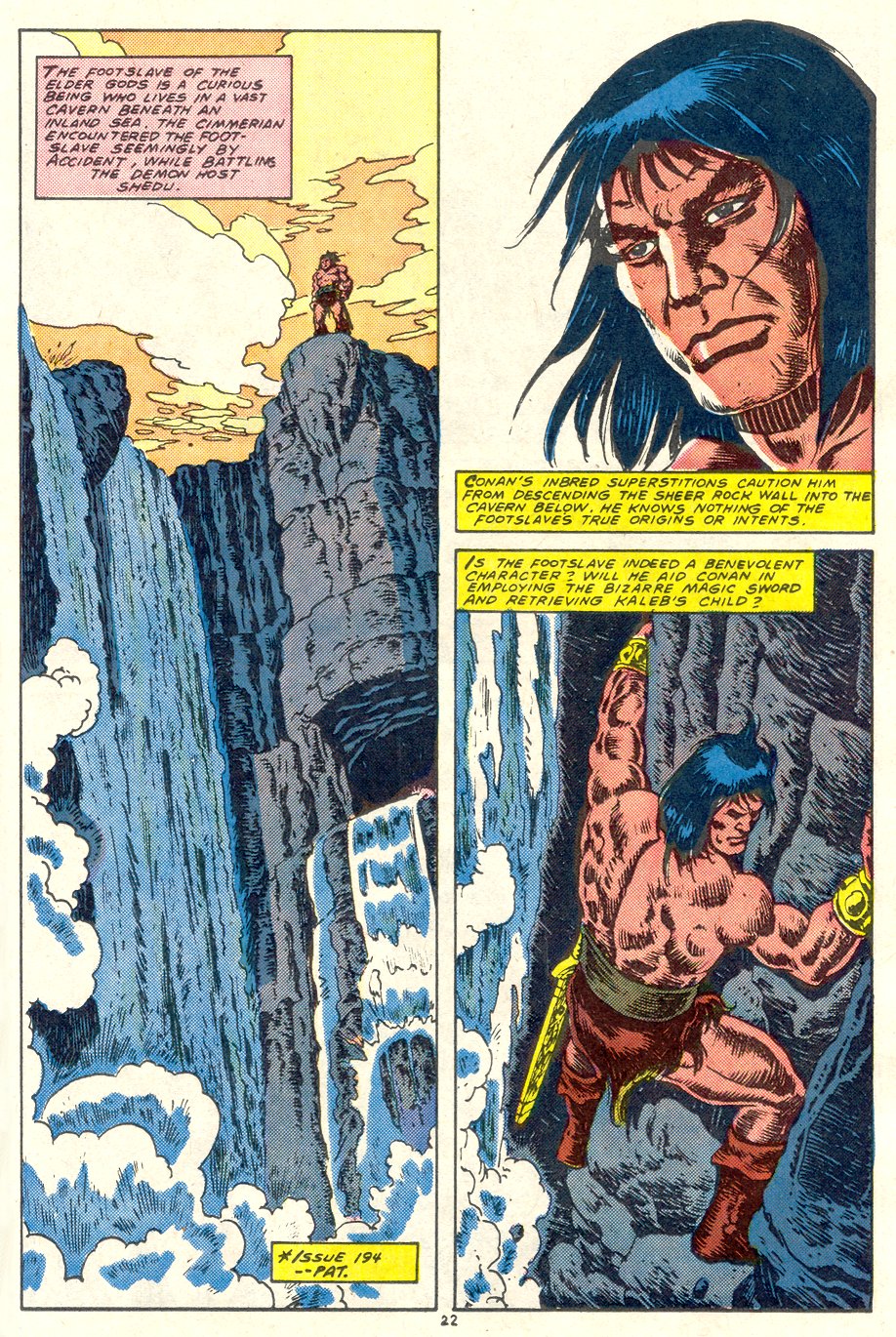 Read online Conan the Barbarian (1970) comic -  Issue # Annual 12 - 23