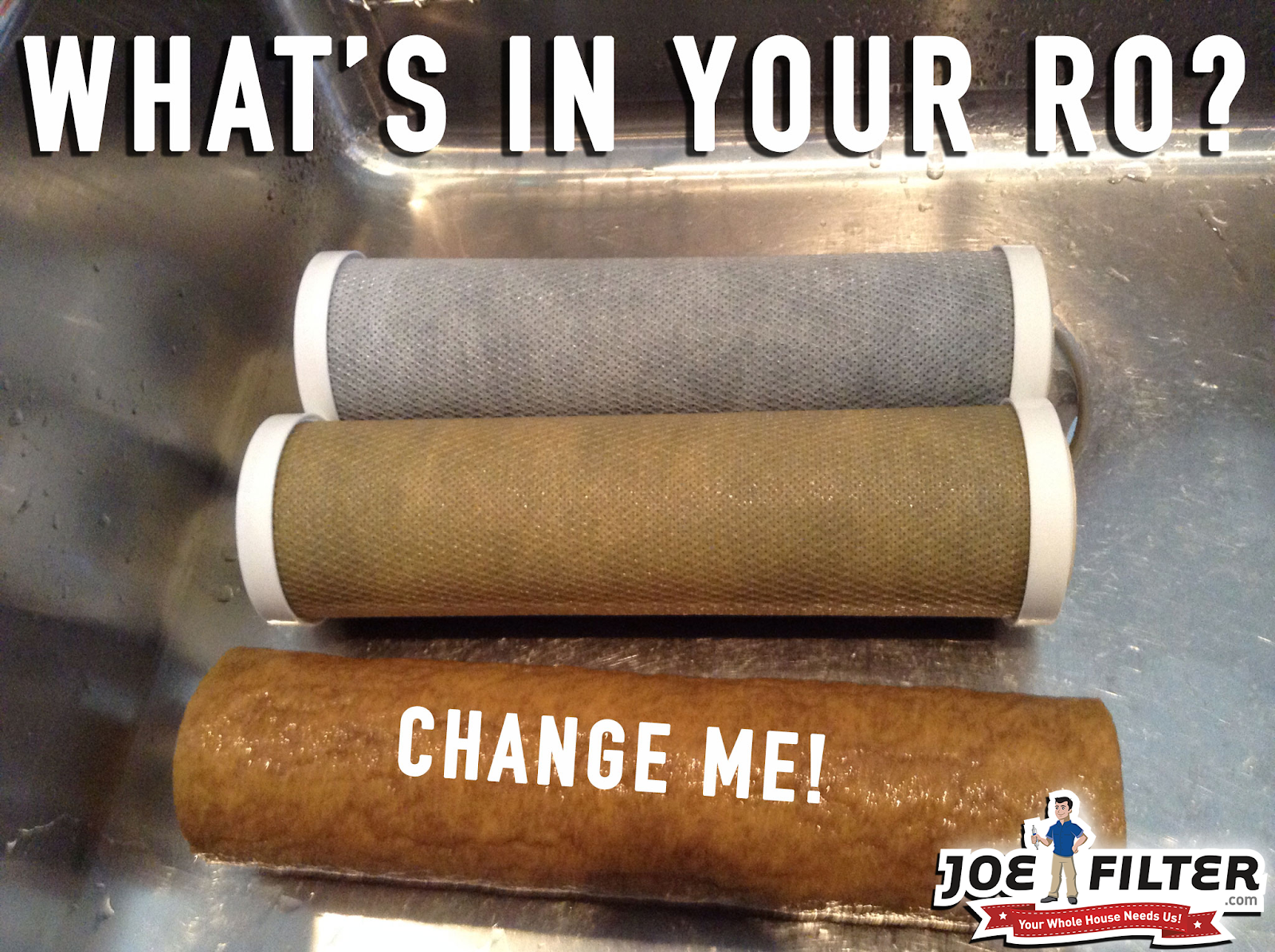 the Joe Filter blog When to Change Reverse Osmosis Filters