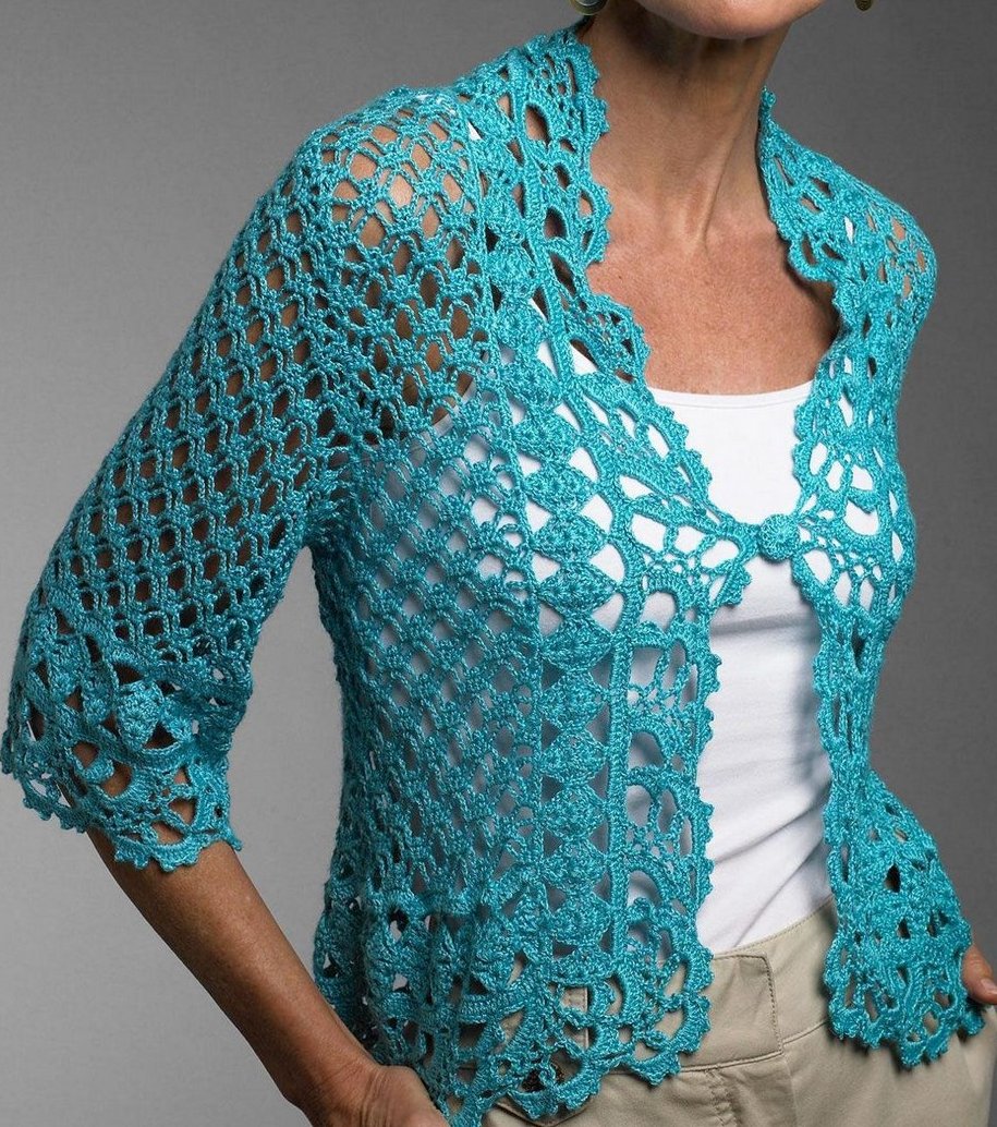 вяжем ажурную кофточку. летний вязаный жакет. белый кардиган *heine crochet cardigan*. красивые вязаные вещи. вяжем ажурную кофточку.