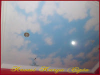 Plafon Motif Awan | Gambar Awan di Plafon | Cat Motif Langit