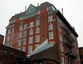 A cool building facade in Providence, Rhode Island