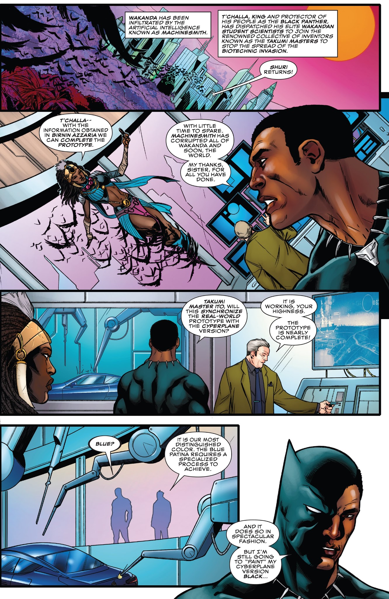 Read online Black Panther: Soul of a Machine comic -  Issue #8 - 3