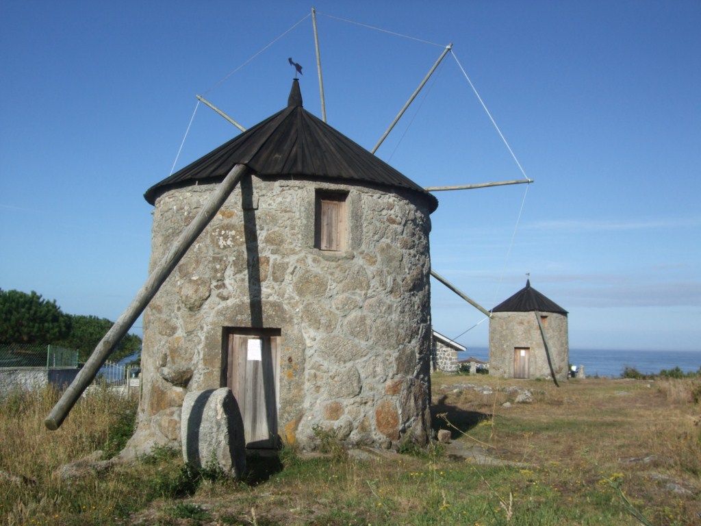 Funcionamento de um moinho de vento 