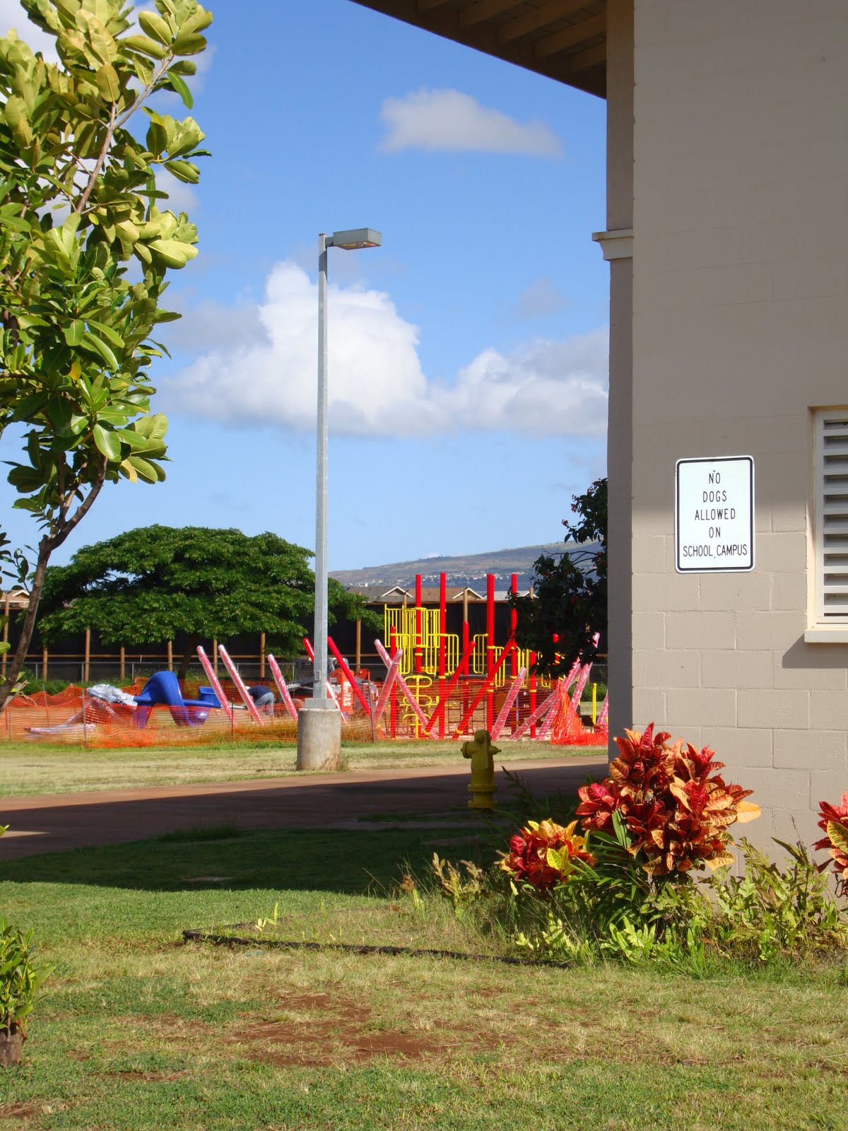Keoneula Elementary School Blog Playground 2 Taking Shape