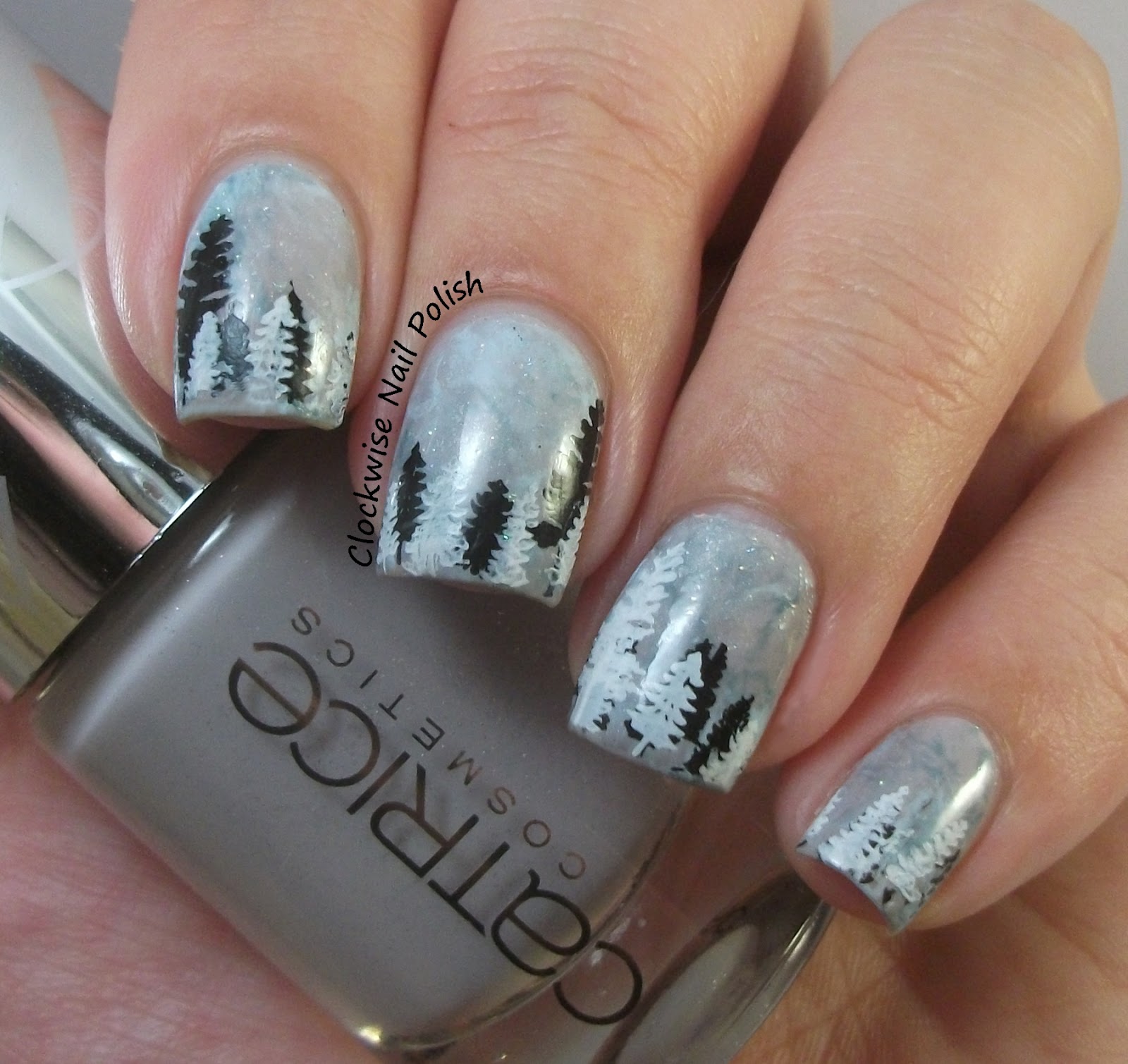 The Clockwise Nail Polish: DRK Seasons Stamping Plate Review