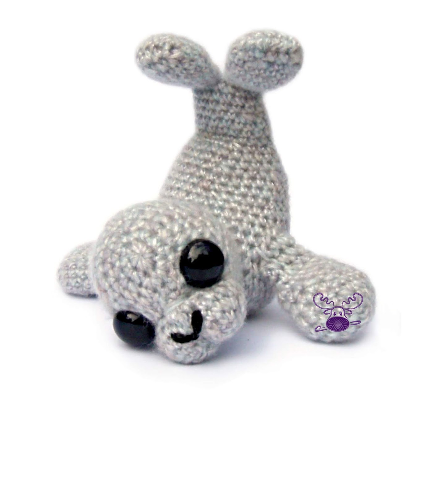 Sable the Seal Crochet Pattern PDF Patchwork Moose