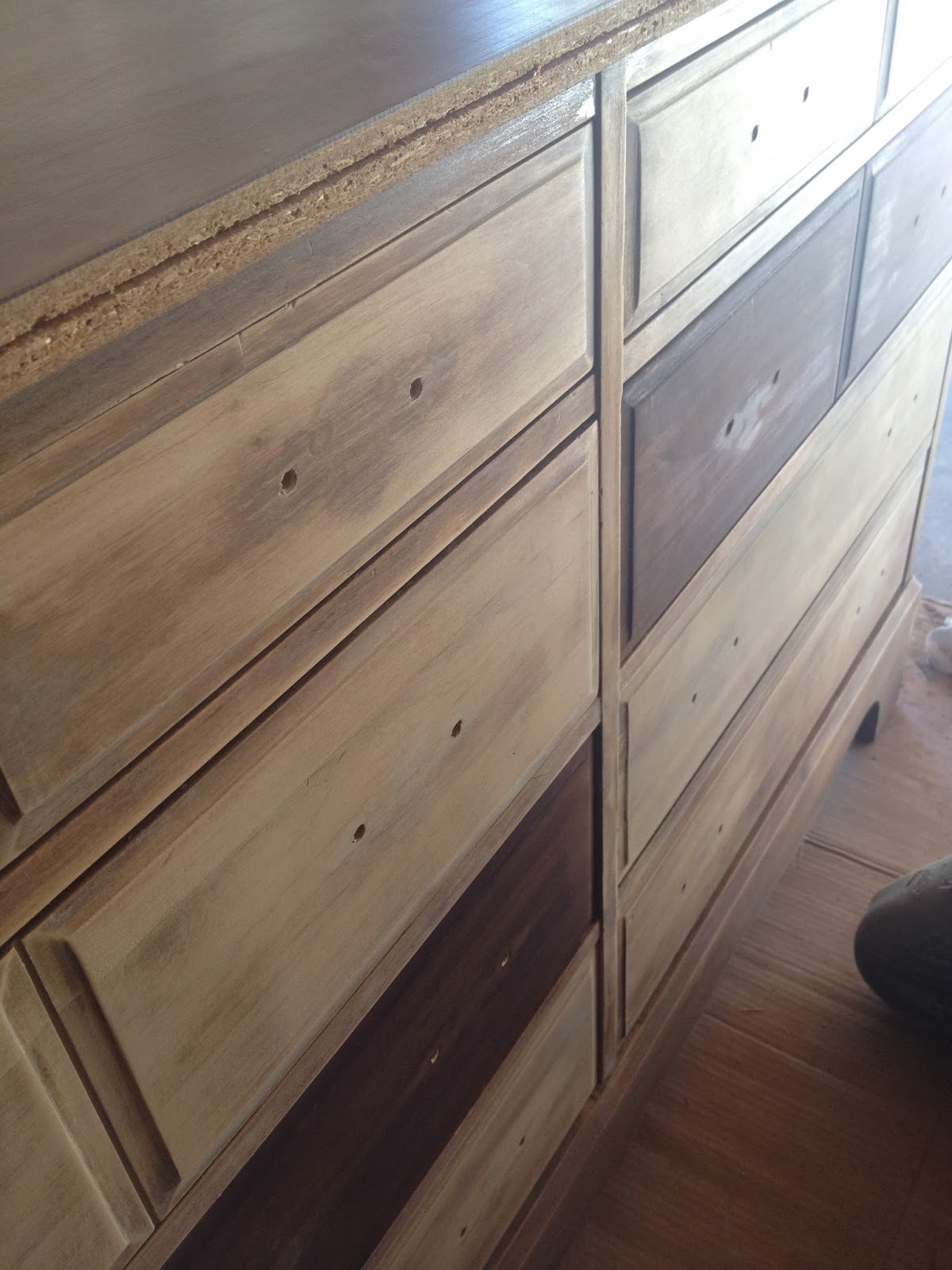 ARTFUL RUINS A vintage Formica laminate dresser changed its looks for