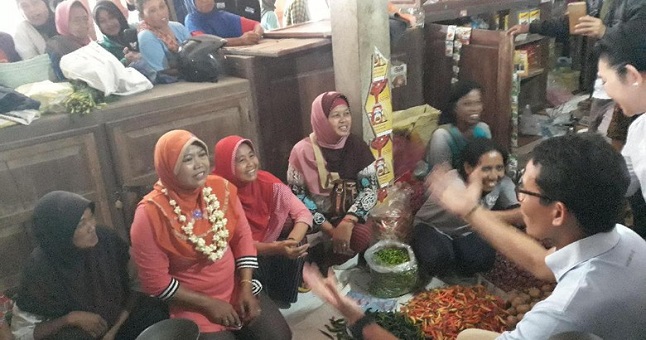 Usai Blusukan di Pasar Bareng Titiek, Sandi Akan Temui Sultan HB X