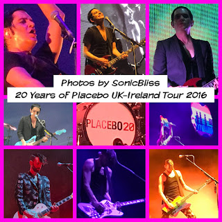 Photos by SonicBliss - 20 Years of Placebo UK-Ireland Tour 2016. Picture contains various photos of Brian Molko & Stefan Olsdal of Placebo performing on stage during their 20 Years of Placebo UK & Ireland Tour in December, 2016.