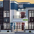 1689 sq-ft 4 bedroom flat roof villa architecture