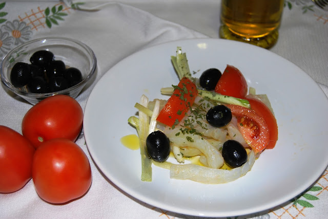 Esqueixada de bacalao - Glace Moka