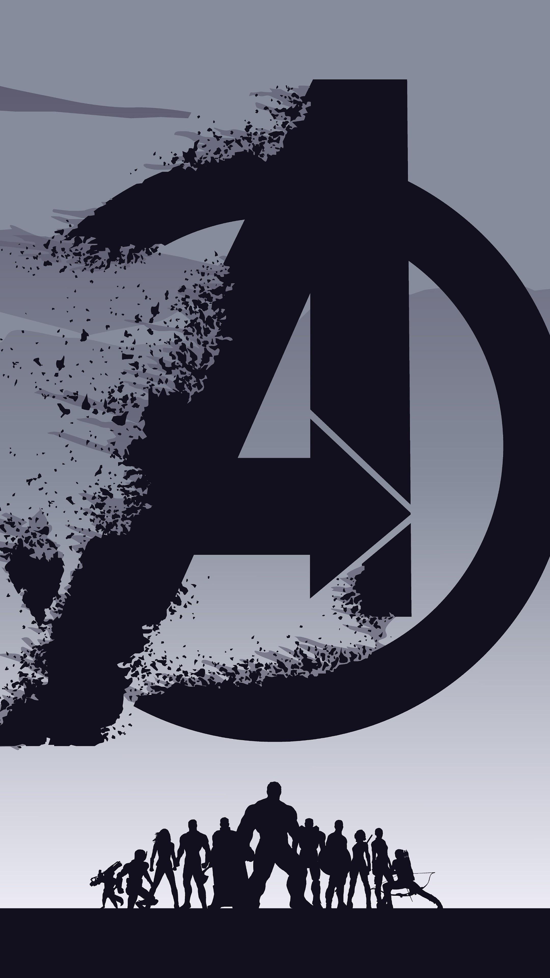 Avengers Endgame Logo Minimalist 8k Wallpaper 70