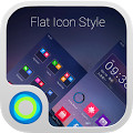 Flat Icon Style Hola Theme