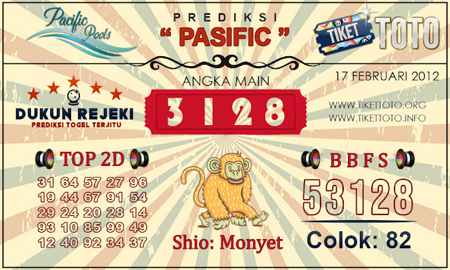 Prediksi Togel PASIFIC TIKETTOTO 17 FEBRUARI 2019
