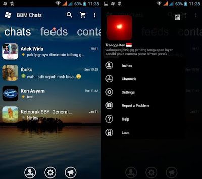 BBM Mod WindowsPhone Transparan BBM Mod WindowsPhone Transparan