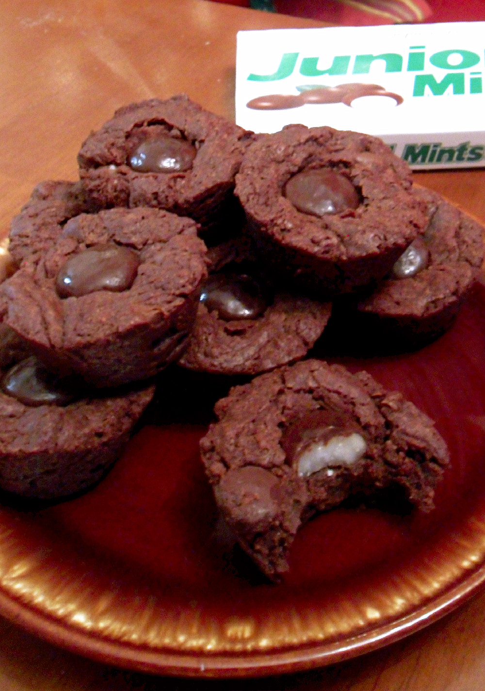 Cooking to Perfection Mint Brownie Bites