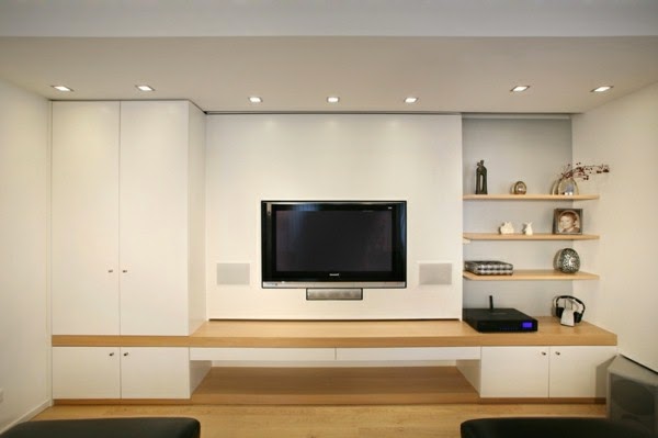 Modern TV wall – for a more pleasant evening!