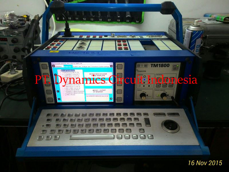 Circuit Breaker Analyzer System Programma TM1800 successfully