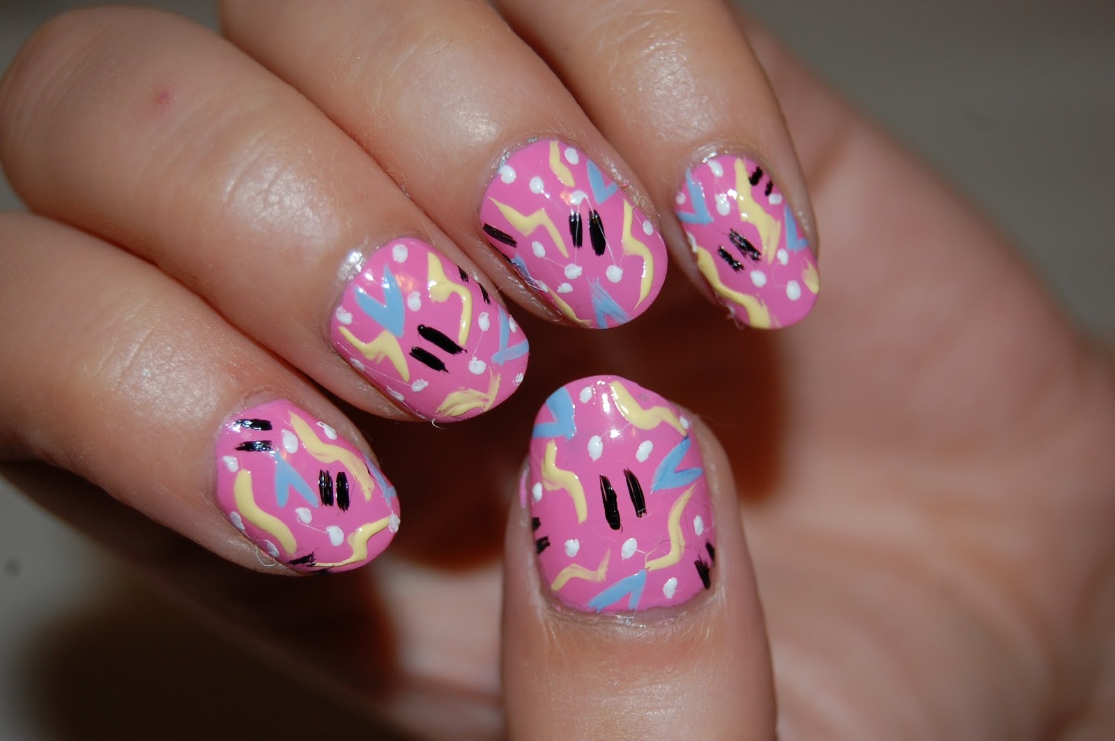 3. "Fresh Prince of Bel-Air" themed nails - wide 7