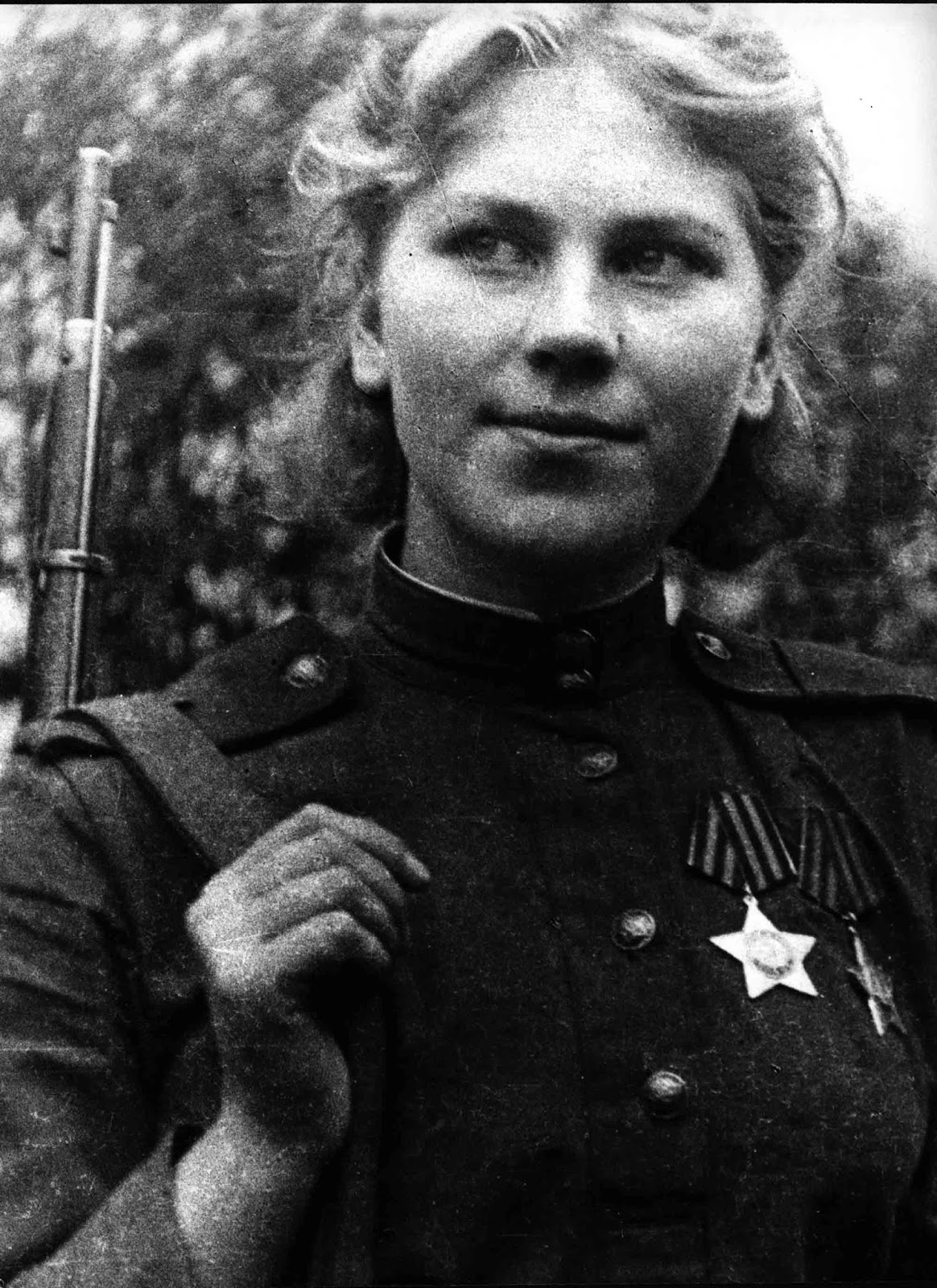 Roza Shanina was born on 3 April 1924 in the Russian village of Yedma (Arkhangelsk Oblast) to Anna Alexeyevna Shanina, a kolkhoz milkmaid, and Georgiy Mikhailovich Shanin, a logger who had been disabled by a wound received during World War I.