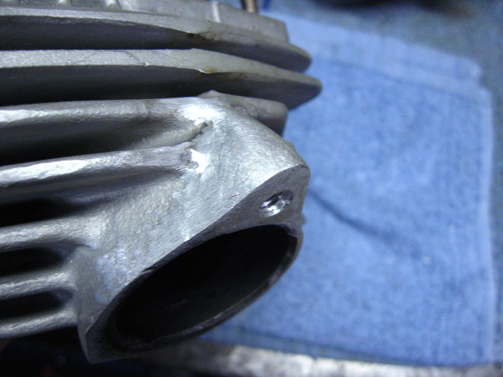 Noot Shovelhead Exhaust Flange Repair