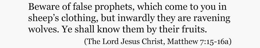Beware of false prophets