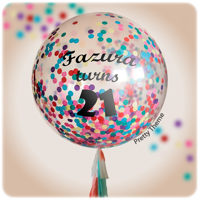 Cherokee D Ass Shakin Customized Latex Balloons
