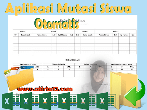 Aplikasi Format Tabel Daftar Mutasi Siswa Terbaru