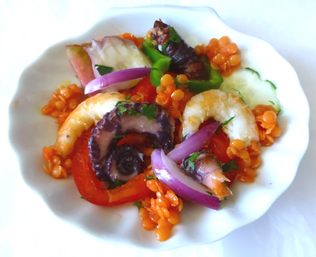 Ensalada de lentejas