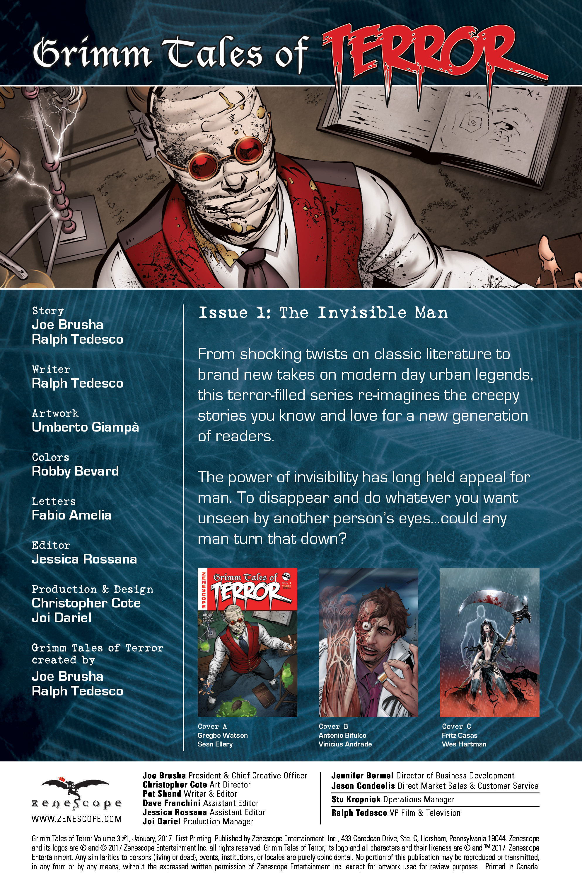 Read online Grimm Tales of Terror: Vol. 3 comic -  Issue #1 - 2