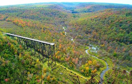 Pa Environment Digest Blog New Kinzua Bridge State Park Visitor Center Pa Wilds Gift Shop Ready For Tourists