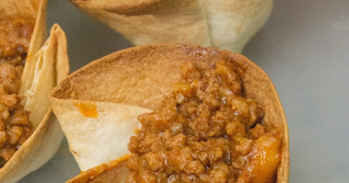 Cestitas crujientes de burrito El Baúl de las delicias