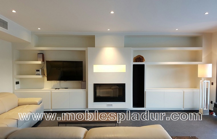 PLADUR BARCELONA: Mueble pladur para chimenea