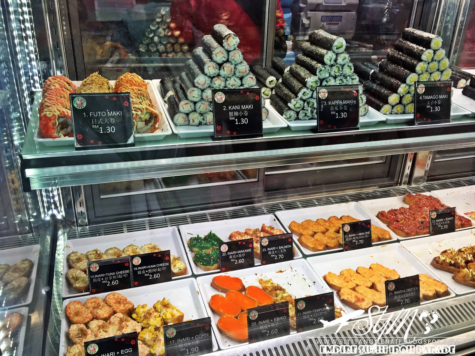 Pilihan Sushi Yang Sedap Dari Empire Sushi ~ SITI.YANG.MENAIP