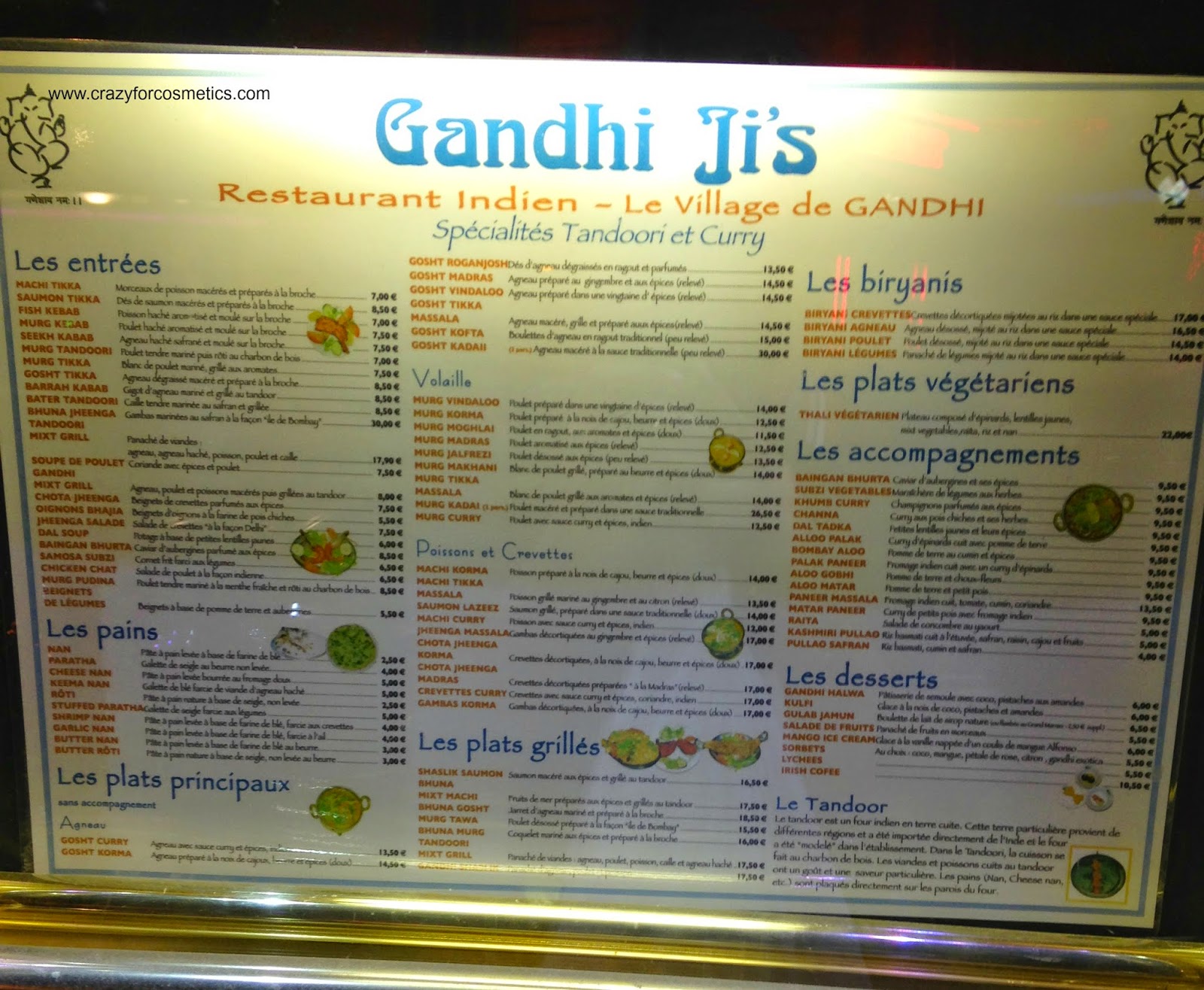 Indian Restaurants in Paris