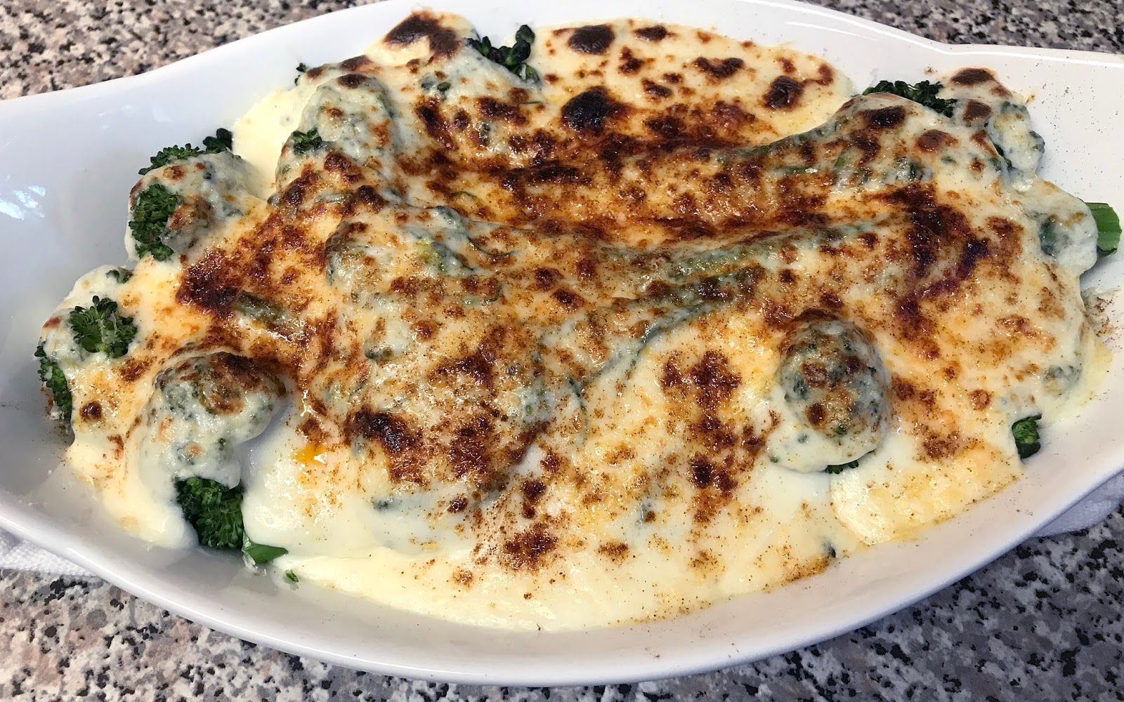Culturally Confused Refinery 29 Broccolini with Cheese Sauce