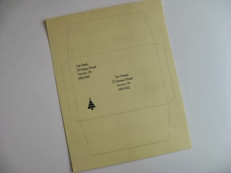 My Handmade Home Tutorial DIY 4x6 Envelope for Mailing Photos