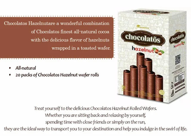 Contoh iklan Chocolatos dalam Bahasa Inggris Chocolatos Hazelnut