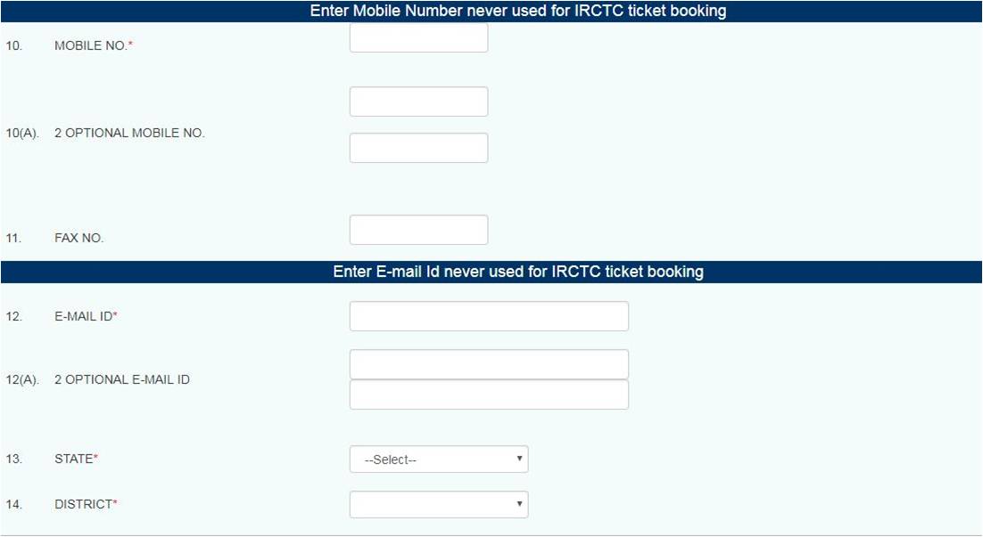 IRCTC ID REGISTRATION STEP BY STEP PROCESS IN CSC CSC VLE HELP DESK
