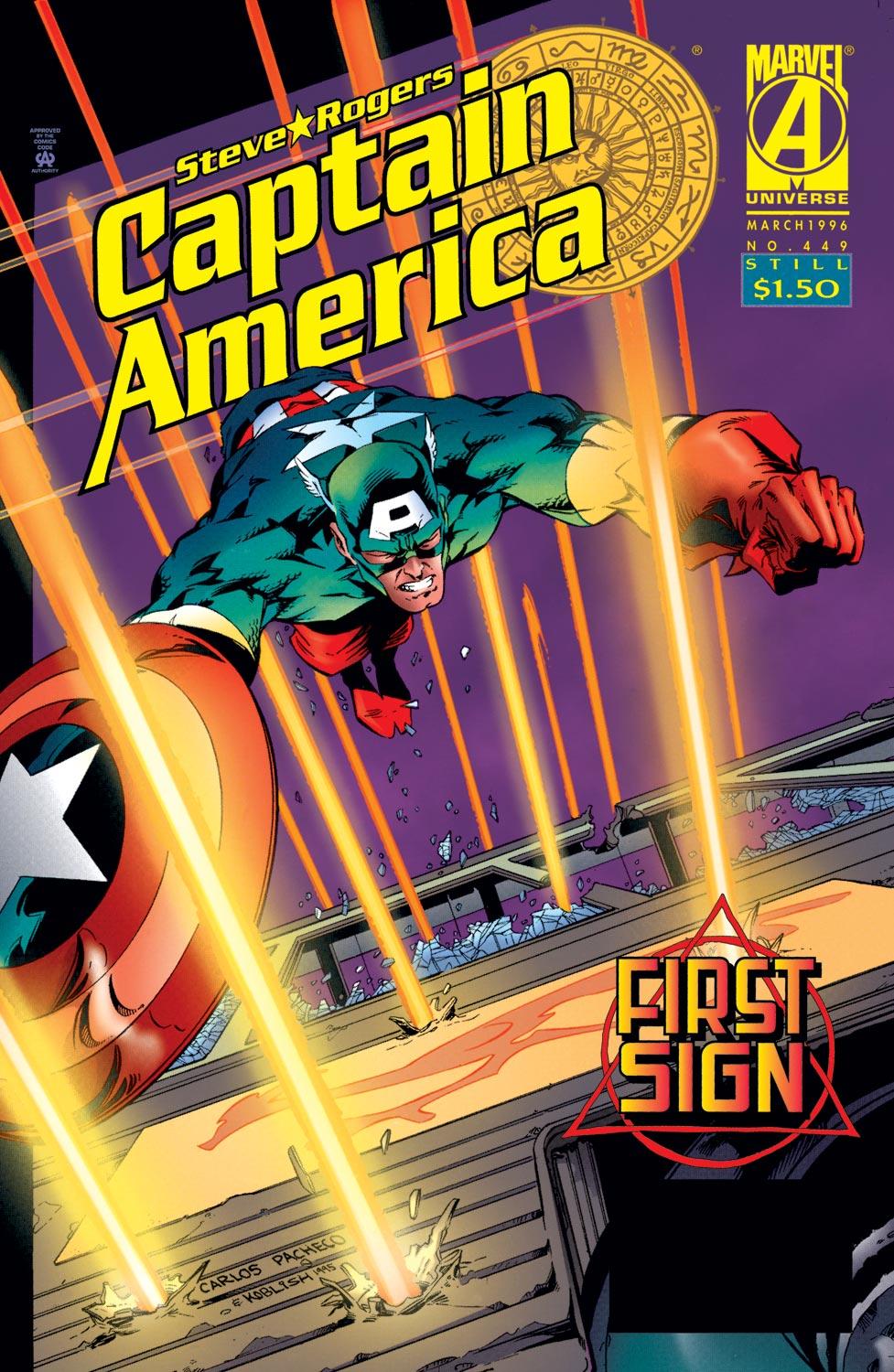 Read online Captain America (1968) comic -  Issue #449 - 1