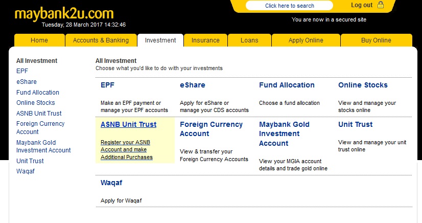 Maybank gold investment account