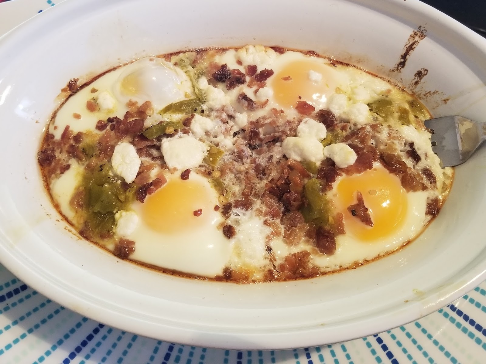 Slow As The South: Baked Egg Dish (Low Carb)
