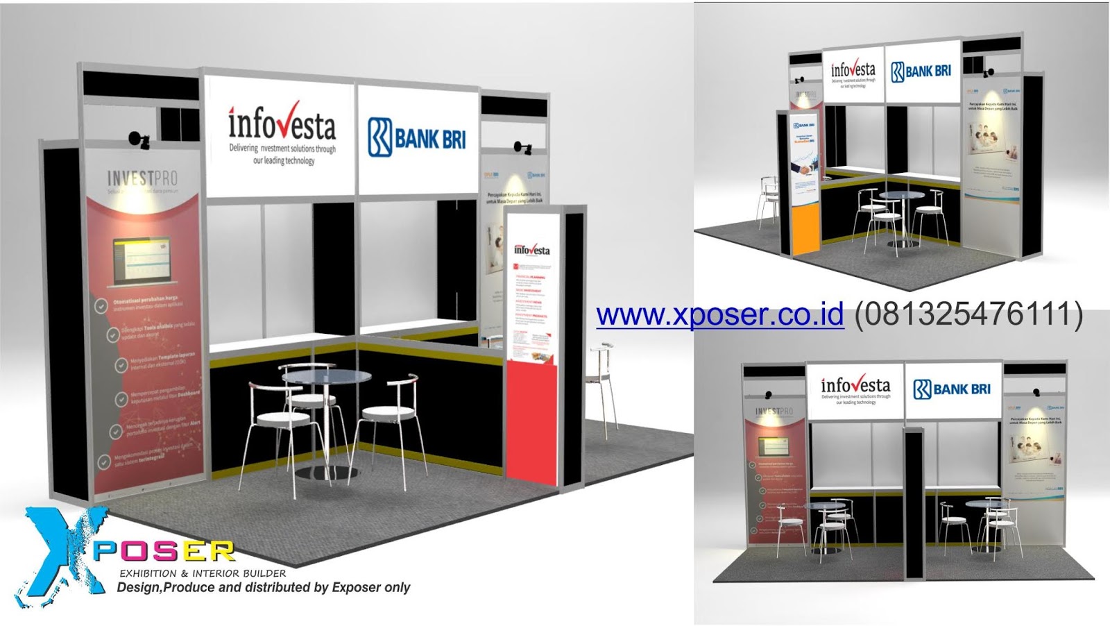 30+ Ide Gambar Stand Pameran Sederhana Litry Tequilly