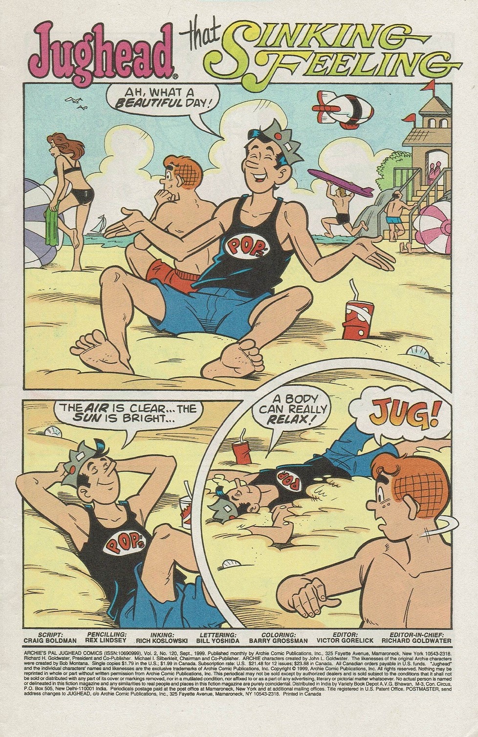 Archie's Pal Jughead Comics issue 120 - Page 3