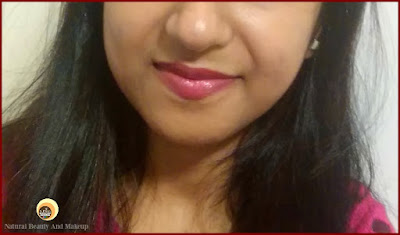 Wearing Lakme 9-5 Lip Liner Red Alert With Maybelline Tropical Punch Lip Balm