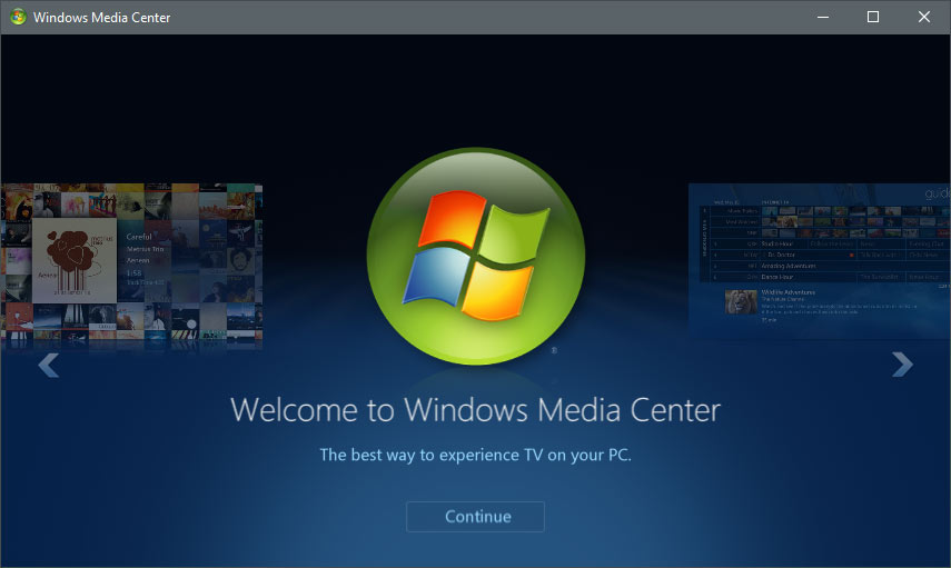 How to Install Media Center on Windows 10