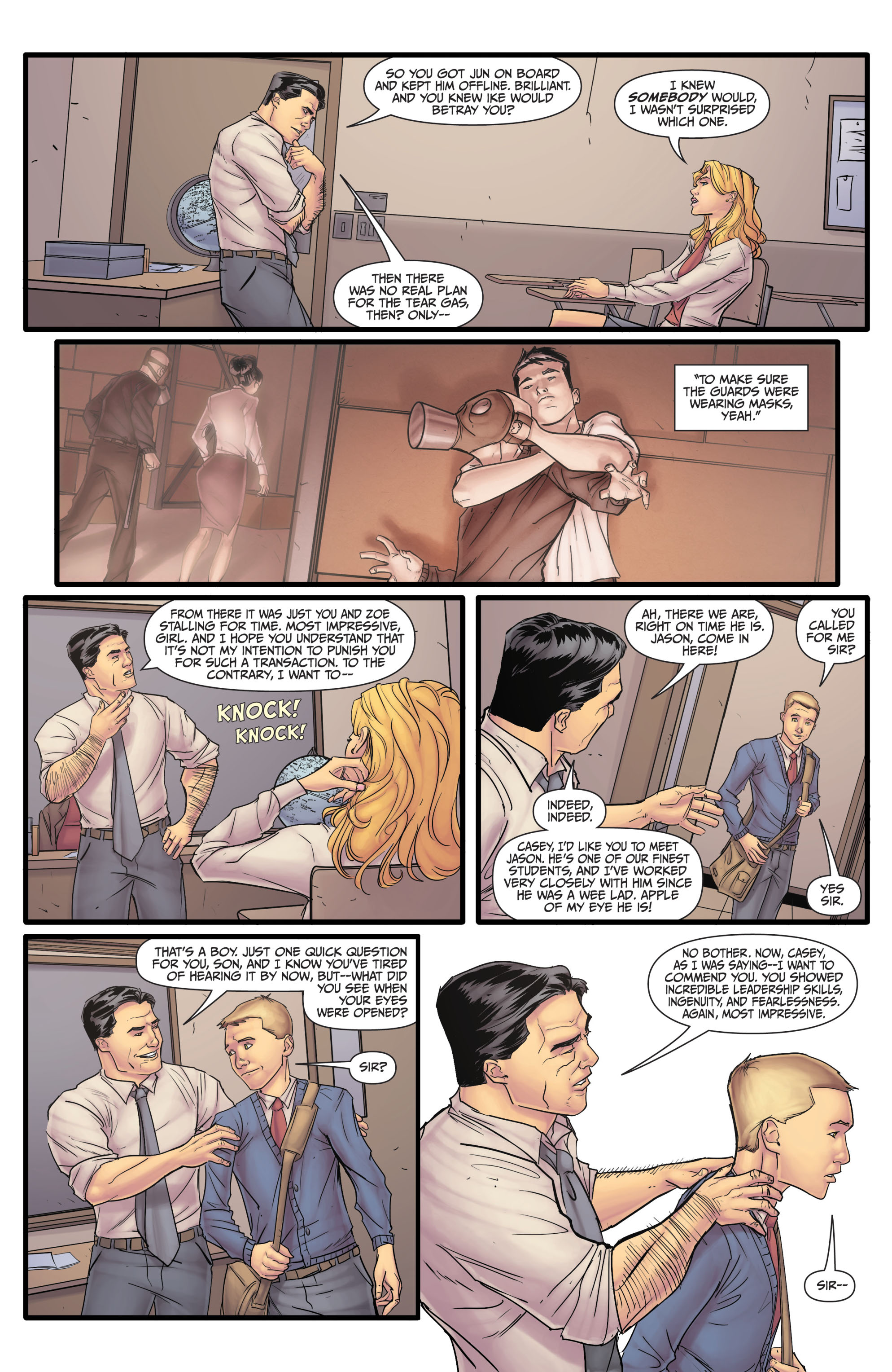 Read online Morning Glories comic -  Issue #5 - 29