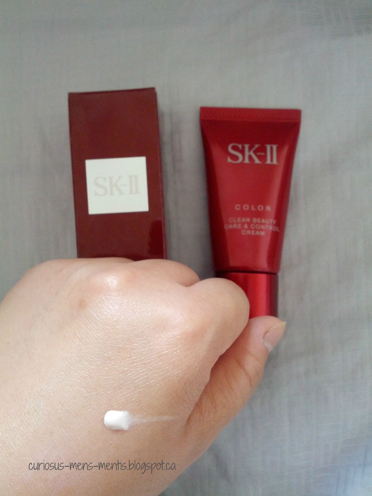 Curiosus Minds Review Sk Ii Color Clear Beauty Care Control Cream Spf25 Pa
